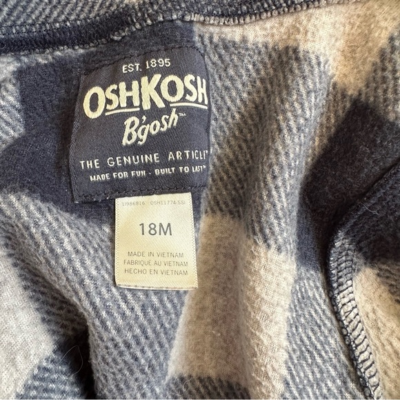 18M Firetruck Plaid Denim Vest Baby Outfit Bundle - Picture 5 of 10